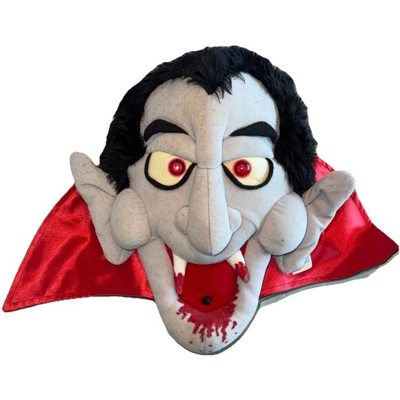 Y2K Halloween Motion Activated Talking Lights Vampire Hanging Plush Kids Of Amr - Picture 1 of 10